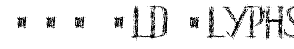 HKH Old Glyphs font preview